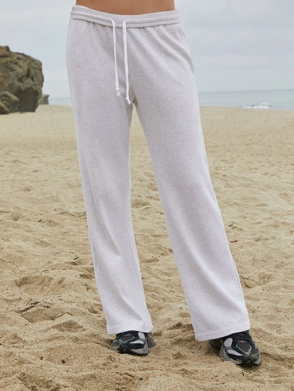 Brandy Melville John Galt Anastasia Waffle Knit Soft Sweatpants